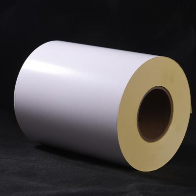 China Super Strong Adhesive PP Matte 75um Adhesive Glue Label Material SS4134 for sale