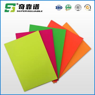 Cina Materiale di carta fluorescente dell'etichetta adesiva di WGA in vendita