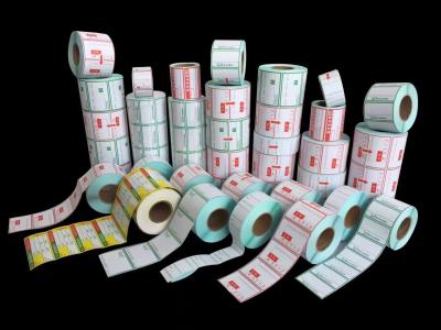 China Pre-printed adhesive label adhesive pre printed label for sale