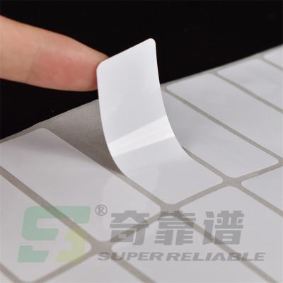 China Customized Adhesive Film Label Sticker PET Label PET Sticker for Thermal Transfer Ribbon Printing for sale