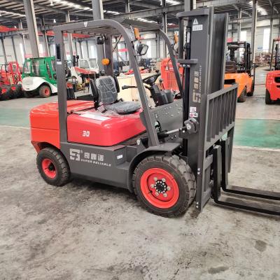 China Klebeetikett und Klebeetikett Beförderung und Entladung Diesel-Forklift zu verkaufen