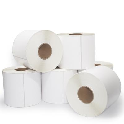 China Blank Thermal Sticker 100mm*50mm thermal sticker roll Top Thermal Paper for sale