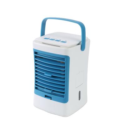 China Portable Home Mini Conditioner Usb Rechargeable Personal Space Cooler 7 Colors Led Water Air Fan / Plug & Play for sale