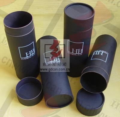 China Brown Cosmetic Paper Tube Packaging Recoverable Paper Cylinder Packaging for sale