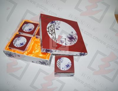 China Silver Foil Printing Folding Paper Box Packaging For Cosmetic Powder for sale