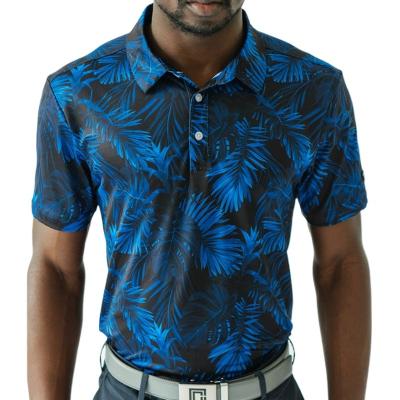 China Custom Made Dry Fit Sport Golf Polo Shirt Golthan Logo Sublimation Printing Man Quick Wholesalers New Pattern Design QUICK DRY Polo T-shirt for sale