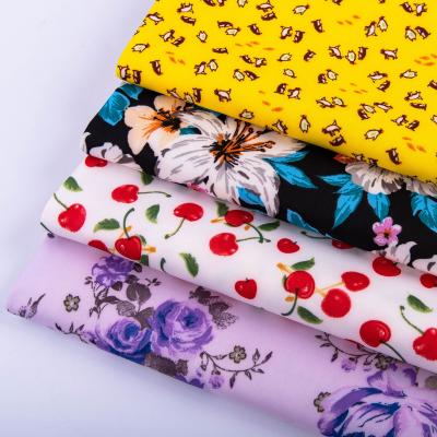 China 100% Polyester Printed Spandex Scuba Knitting Fabric Tear-Resistant 75D 72F Printed/Coate for sale