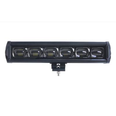 China 12v 24v diecast aluminum housing liwiny led flashing light bar holder 14 inch 60w single row 6d off road car light for sale