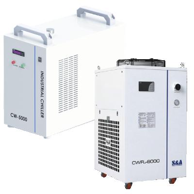 China Super Quiet / CW3000 CW5000 CW5200 CW6000 Industrial Refrigerator Water Chiller Long Working Life / Flow Alarm S&A For CO2 Laser Tube for sale