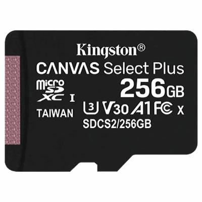 China Plastic Kingston canvas select plus micro TF Card 8gb 16gb 32gb 64gb 128gb 256gb SD Memory Card for Smart Phone Camera for sale