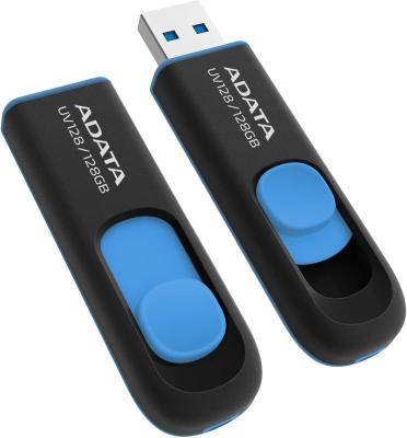 China Plastic 100% NEW ADATA UV128 16G 32G 64G 128G high-speed USB3.0 U disk movie multimedia storage U disk for sale