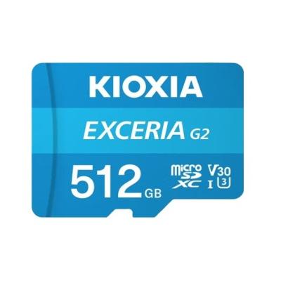 China Plastic 100% New Original Kio xia 32gb 64gb 128gb 256gb 512gb Exceria G2 Micro TF SD U3 C10 Flash Memory Card for Phone for sale