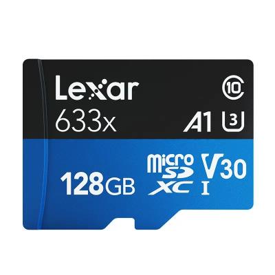 China Plastic 100% original Lexar TF633x 16G/32G/64G/128G/512G TF/SD card with retail package for sale