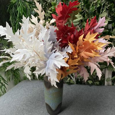 China Artificial flower leaves autumn wedding wedding artificial flower roof decor manufacturers factory leaf wholesale imitation autumn wedding artificial flower roof decor for sale