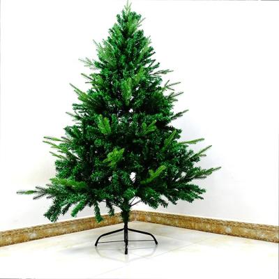 China Decorative Artificial Green Mixed Giant Leaves Christmas Tree Christmas Decoration Tree Ornaments 90cm-240cm Outdoor Custom Made Modern for sale