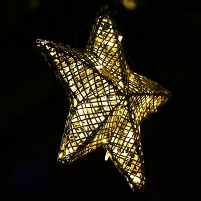 China Bulk Custom Christmast Ornament Christmas Tree Ornaments X'mas Decoration Hanging Star For Yard Christmas Tree Decoration Star for sale