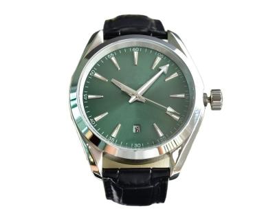 China Power Reserve OmegaINGLY Automatic Luxury Replica Watch Multifunctional Cases Fashion Stainless Steel And Leather Strap Seahorse Green for sale