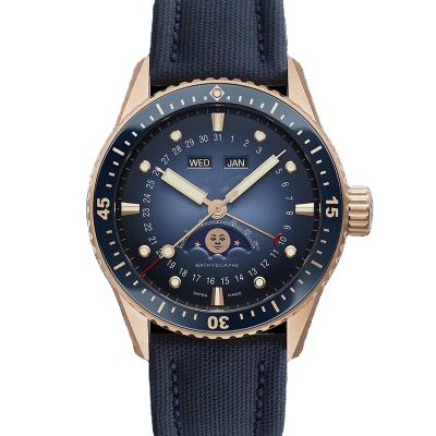 China Custom Power Reserve Men's Automatic Logo Waterproof 3A Movement Mechanical Man Calendar Japanese Wristwatches Watch Top Rlx for sale