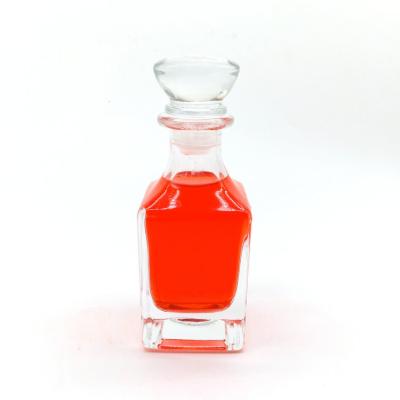 China Hot Sale Mini Food Wine 25ml Bottle Glass Liquor Alcohol Spirits Glass Wine Bottles for sale