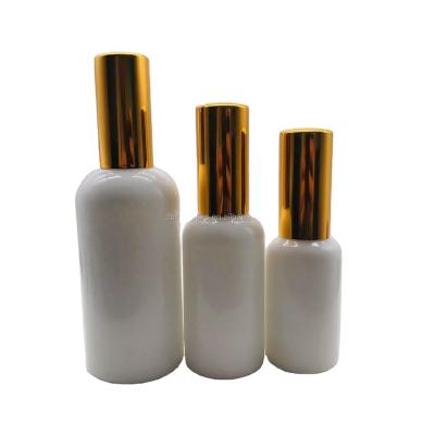 China White china essential oil glass bottle 10ml 15ml 20ml 30ml 50ml 100ml cosmetic new products with dropper or spray pump for sale