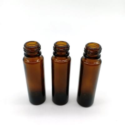 China Cosmetic High Quality Shandong Factory 10ml Amber Essential oil Roll on Glass Bottle With Plastic or Alu Cap for sale