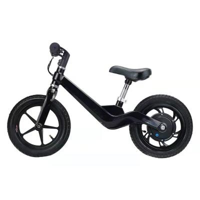 China 12inch Magnesium Alloy Kid's Electric Scooters With Finger Acceleration 2.6ah Electronic Brake Other Kids Children Bike Applicable Age 3-6 for sale