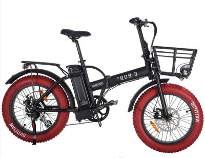 China Aluminum alloy sells China factory wholesale foldable electric bicycle frame lithium battery aluminum tire for mountain outdoor riding ebike for sale