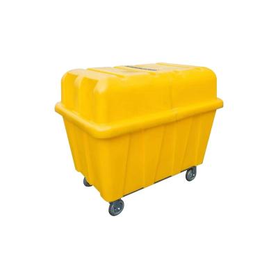 China Factory direct sale square large area plastic laundry hotel hospital trolley for hotel cleaning and handling for sale