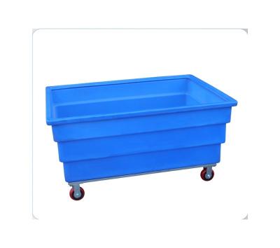 China Factory Made Durable Hotel Laundry Hospital Use Plastic Pulley Laundry Carts For Storage Porters for sale