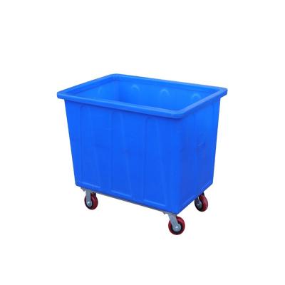 China Hot Selling China High Quality Autumn Hotel Hospital Plastic Laundry Recycling Storage Cart For Hotel Mobile Storage Container for sale