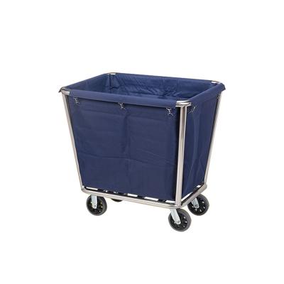 China Hot Selling Convenient Folding Single Hospital Hotel Laundry Service Laundry Room Hotel Trolley with Laundry Cage for sale