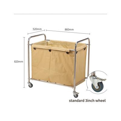 China High Quality Home Hospital Linen Cleaning Trolley Made in China Factory Laundry Hotel Hospital for Laundry Sheet Cleaning for sale