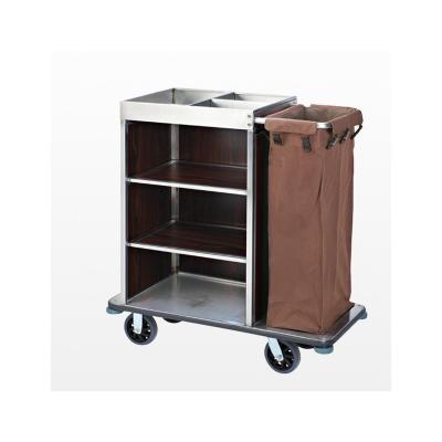 China All Industries High Quality Professional Manufacturer Make Durable Stainless Steel Household Single Sided Trolley For Cleaning Service for sale