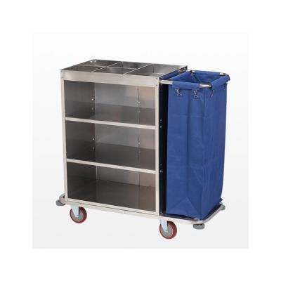 China All Industries Stainless Steel Multifunctional Durable Laundry Cart For Sale At Discounted Price Of Housekeeping Service for sale