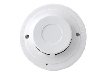 China White Photoelectric Smoke Detector Alarm System 2/4 Wire Network DC 10~30V for sale