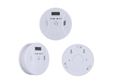 China 2 en 1 batería amonestadora de la alarma 9V 6F22 de la alarma del sensor del gas del detector de monóxido de carbono del humo del CO en venta