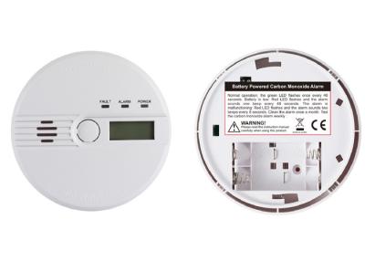 China Independent Home Carbon Monoxide Alarm , Home CO Detection with LCD Screen for sale