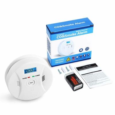 China 9v Battery Operated Combination Smoke And Carbon Monoxide Detector Photoelectric YJ-903 for sale