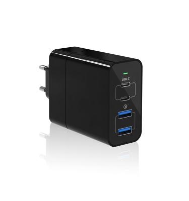 China Mobile Phone USB C Wall Charger 4-Port PD Charger with 30W and 18W PD Power Supply Adapter USB C and Dual USB One Ports-12W for sale