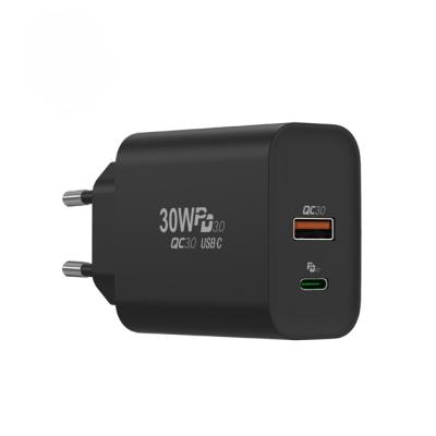 China Mobile phone/Laptop etc. EU USA CB kc PSE ETL CE Mini 30W USB Type C Fast Charging GaN Fast Charge PD Wall Plug Super Charger for sale