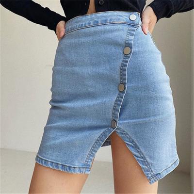 China Sexy Wear Midi Skirt Women Jeans Denim Skirts Custom Plus Size New Designs For Women Ladies for sale