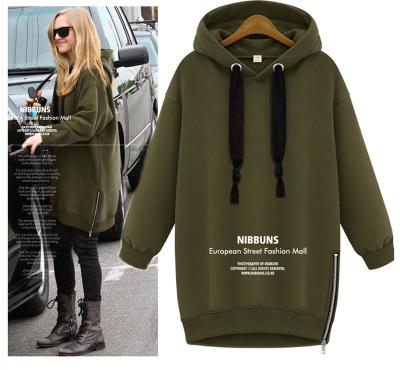 China Anti-wrinkle new arrival hoodie high quality long sleeve dress winter wear oversized hoodies for women for sale