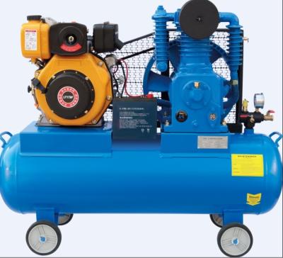 China Best Price 250L Oil Tank Gasoline Industrial Air Compressor With Gasoline Engine for sale