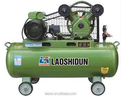 China Portable OIL-LESS Air Compressor 100l 380v Dual Head Air Compressor 3HP 2.2KW for sale