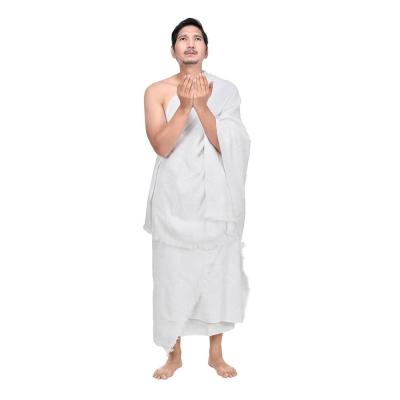 China Safe Cloth Manasik Towel For Adult Male Hajj Umrah Ihram Towel Umrah Ihram Towel Children And Umrah for sale