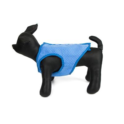 China 100% Summer Cotton Trimming Water Cooling Dog Vest PVA Fabric Reusable Reusable Cool Vest for sale