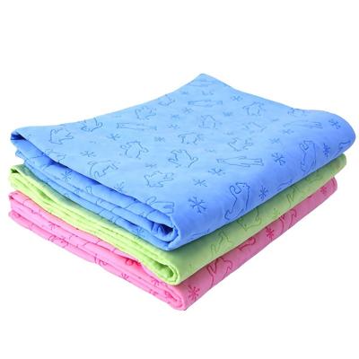 China Sustainably Embossed PVA Buckskin Towel Thickened With Water Absorption For Car Wash Home Office for sale