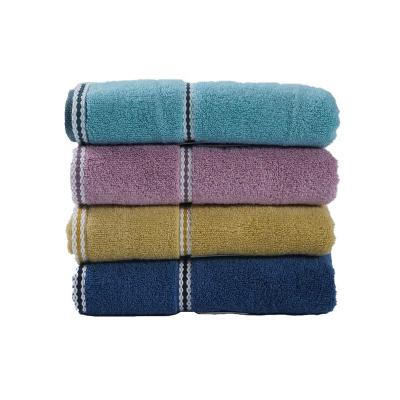 China Sustainable soft and absorbent cotton face towel for daily use for sale