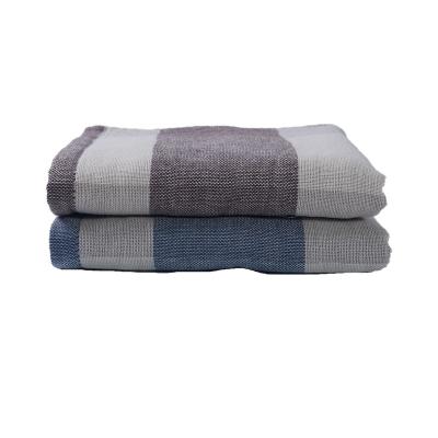 China New Style Sustainable Cotton 100% Plaid Hand Towels For Adult for sale