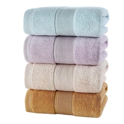 China 100% Custom Made Bath Towel Wholesale Child Safe Towel Cotton Bath Towel With Logo Towel Cotton Bath Plain for sale